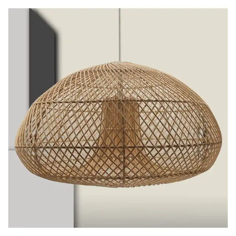 Suspension 52 cm en rotin ip20 culot e27