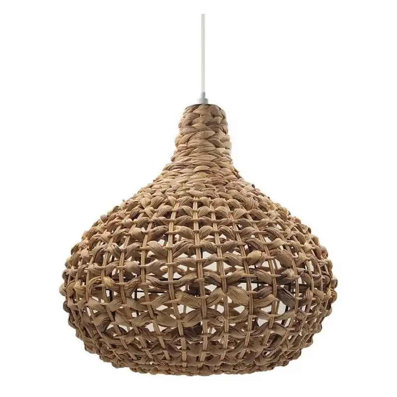 Suspension 35 cm en rotin ip20 culot e27