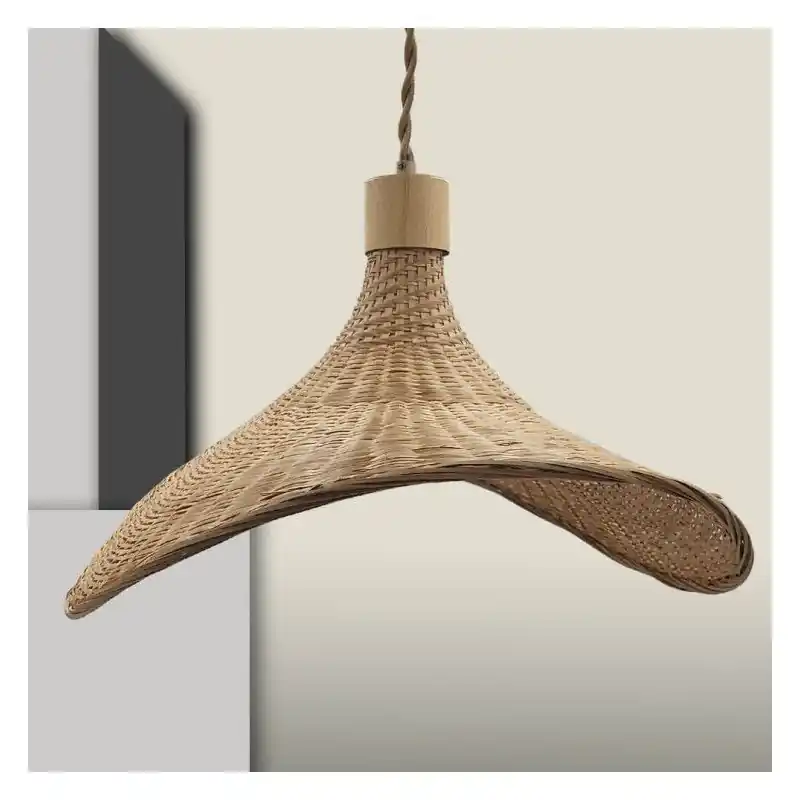 Suspension 53 cm en rotin ip20 culot e27