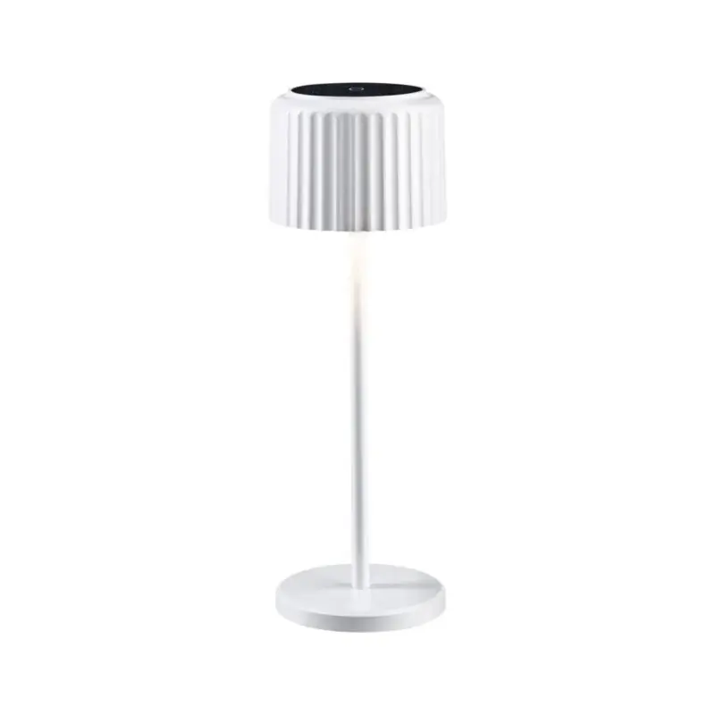 Lampe a poser solaire ip44 rechargeable 250lm 2700k Else