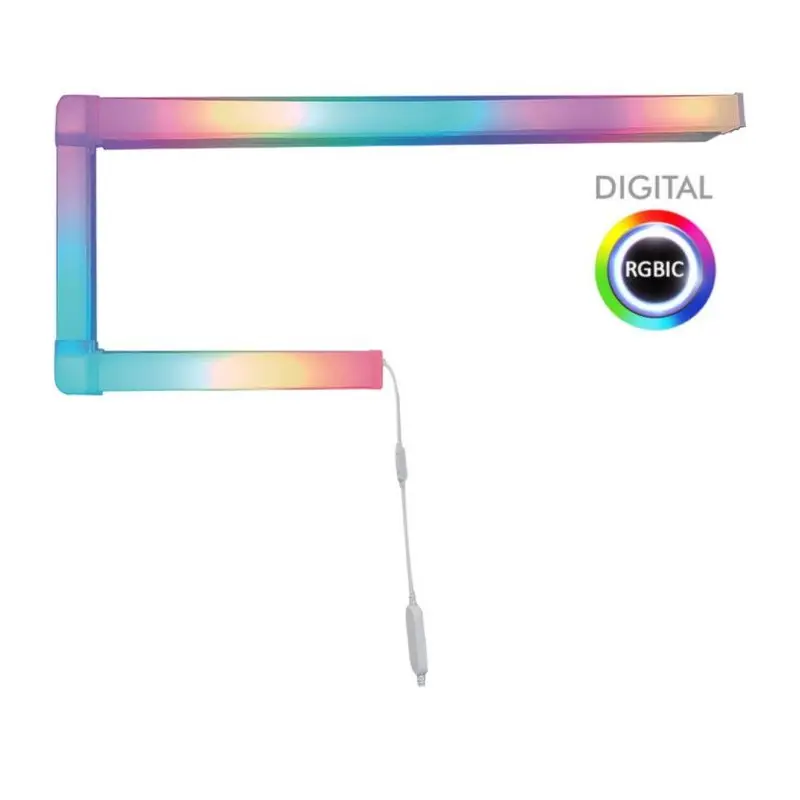 Applique 150cm gaming rgb digital barres télecommande son