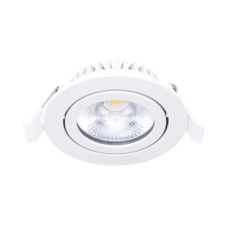 Spot led blanc encastrable orientable variable 6w-550 lm-irc95