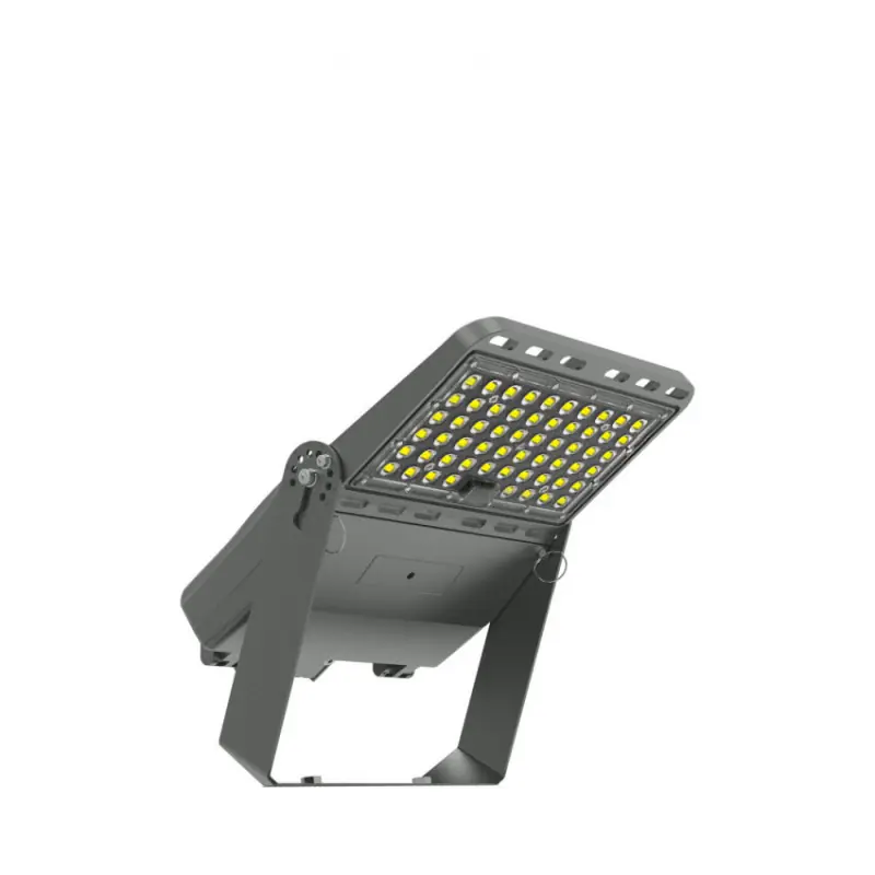 Projecteur led 100w-variable 1-10v asymétrique-14000 lumens-ip65-professionnel-5000k