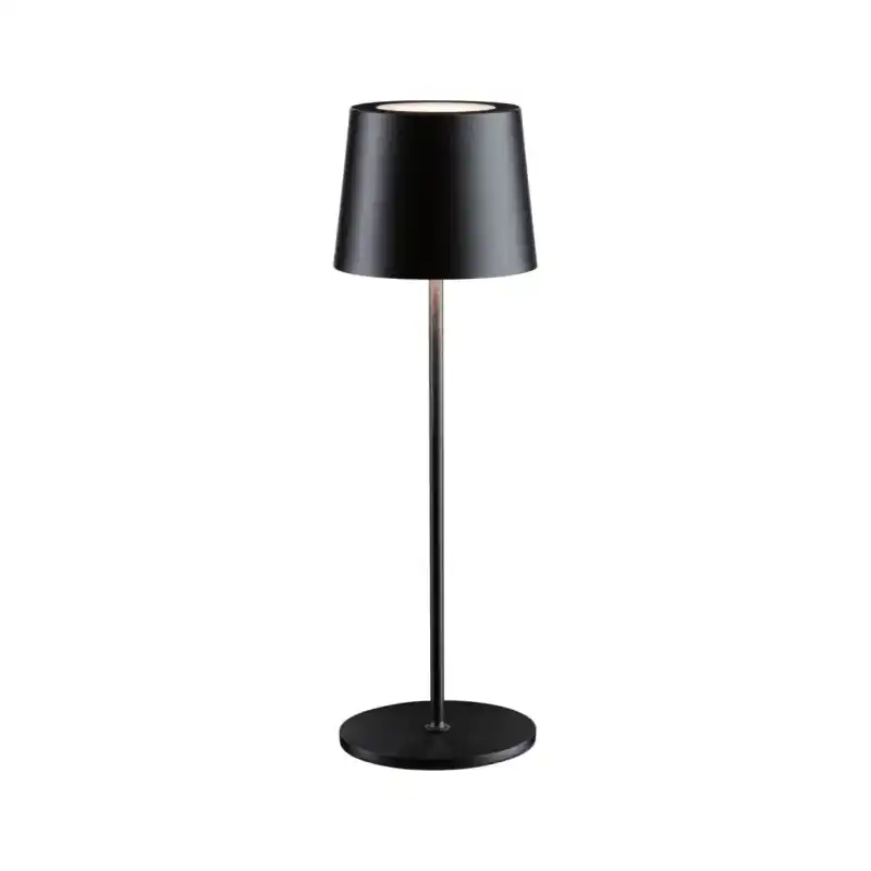 Lampe rechargeable Gilo IP44 gradable 2700K Blanc dépoli