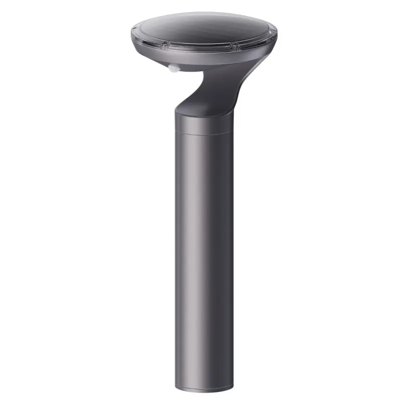 Borne solaire led a detecteur GOBI gris anthracite ip65-90cm-300lm-3000k