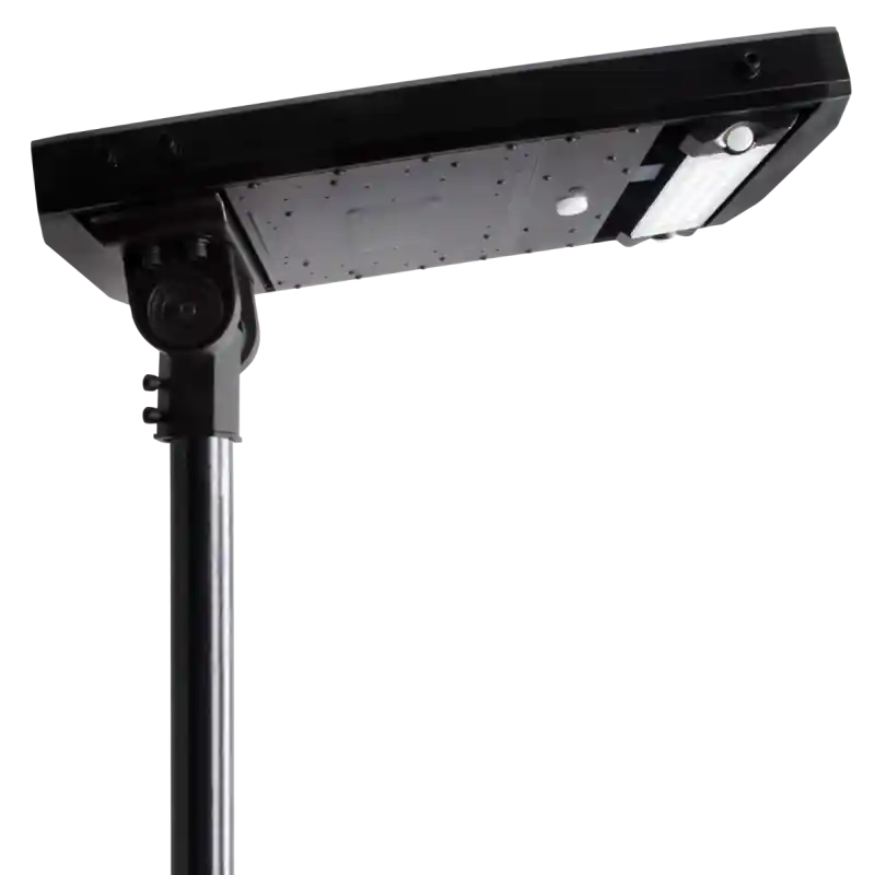 Tete de mat solaire led a detecteur candélabre doha 6200 lumens