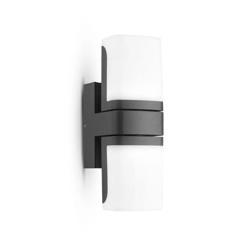 Applique Murale double Orientable LED Noir 12,5W 3000K