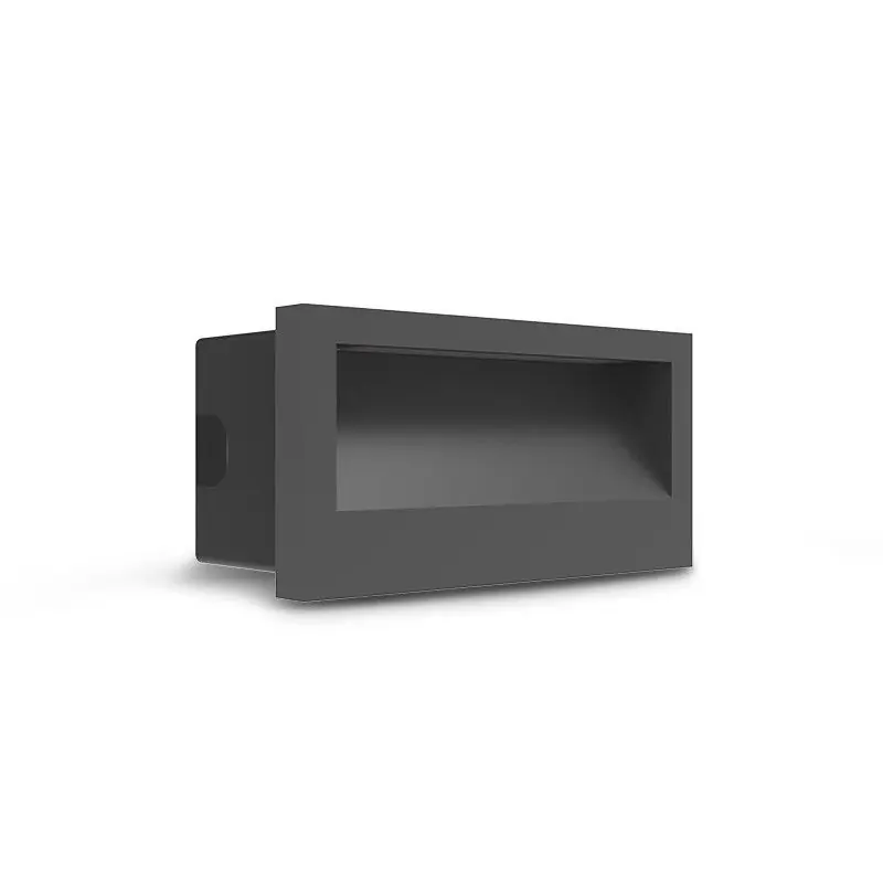Spot encastrable LED balise 70x140mm 3W Rectangle 3000K IP65