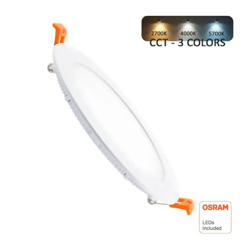 Encastrable cct led 10w-ultra fin 1000 lumens