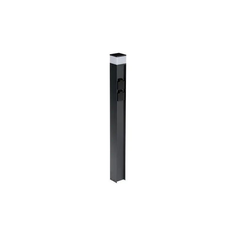 Poteau de jardin 80cm-2 prises courant 230V DASTEN 80 F SO
