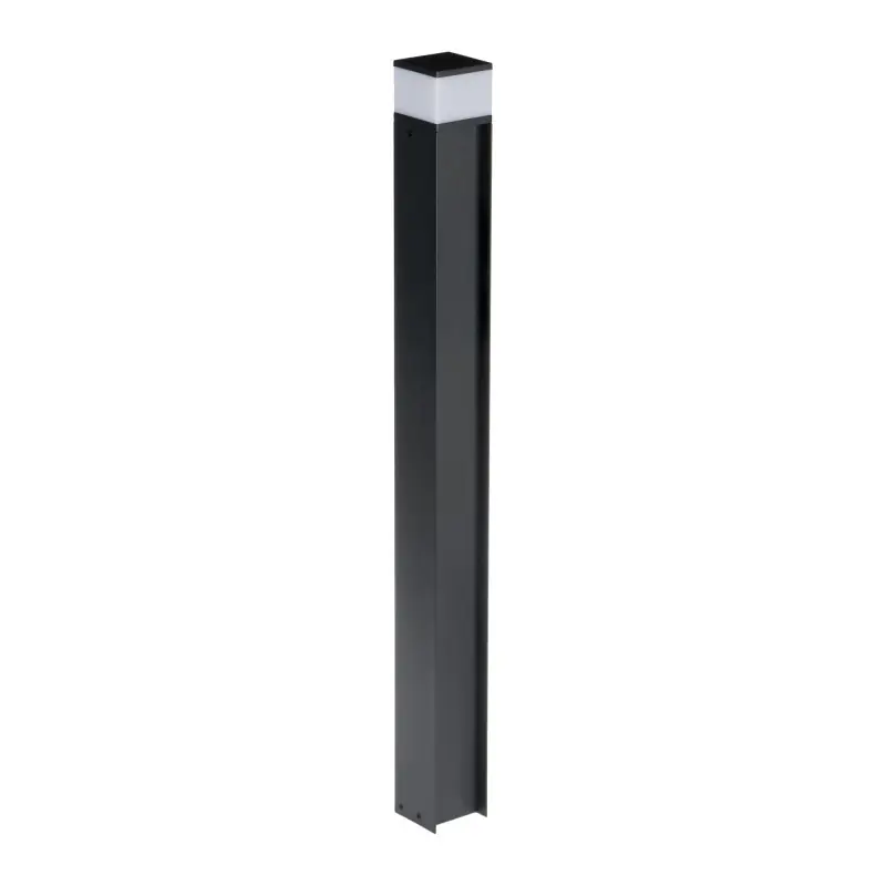 Poteau de jardin noire 80cm culot g9 DASTEN 80 B