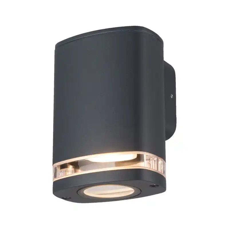 Applique exterieure ip54 gris anthracite simple gu10 ZEVI