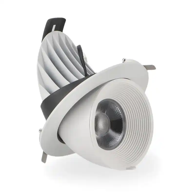 Downlight-encastrable-escamotable-escargot blanc-30w-led-3600-lm cct