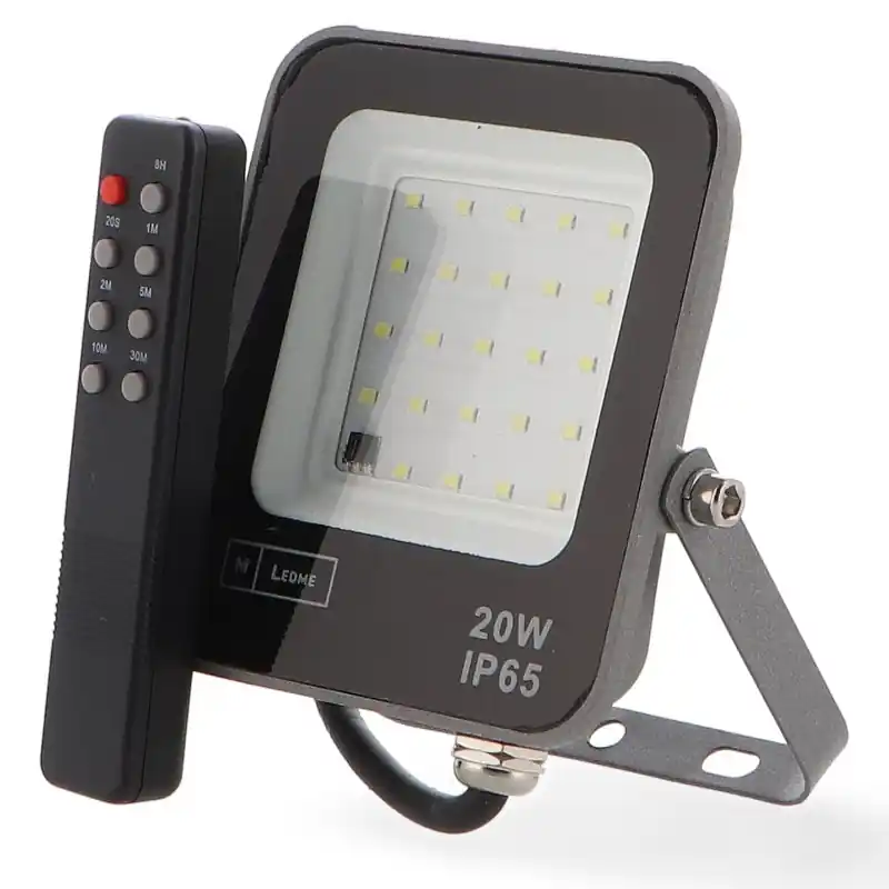 Projecteur Led 20W Avec Détecteur de Mouvement invisible télécommandeelecommande