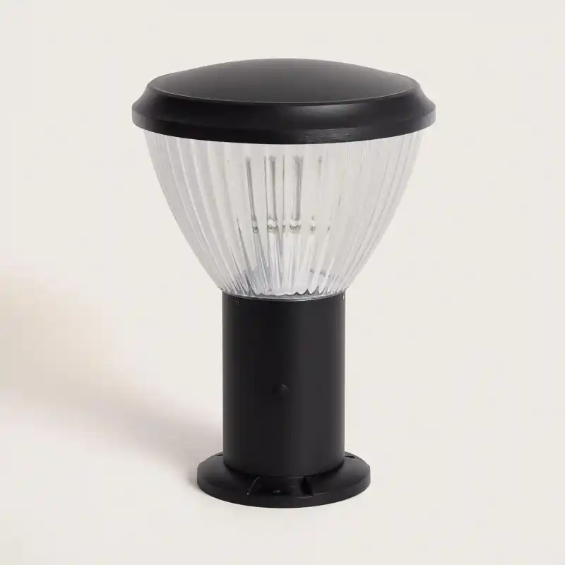 Borne led balise noire 35cm-ip65-culot e27