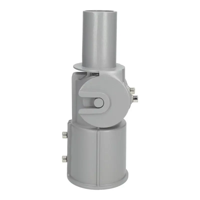 Rotule fixation réglable angle 90° mat 80mm/50mm tête de lampadaire candélabre led