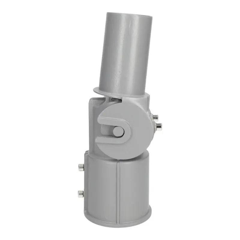 Rotule fixation réglable angle 90° mat 80mm/60mm tête de lampadaire candélabre led