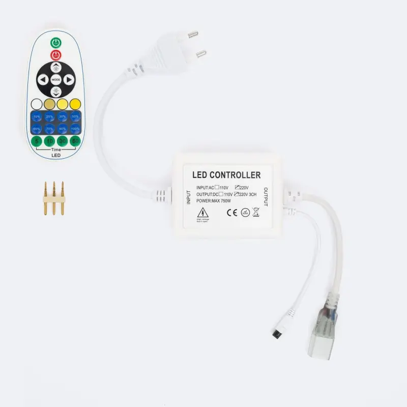 Contrôleur ruban led 220v cct ir