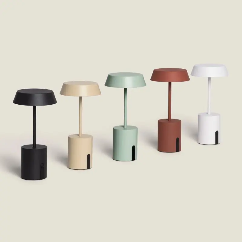 Lampe 2w led 3000k portable ip44 rechargeable usb 4 couleurs