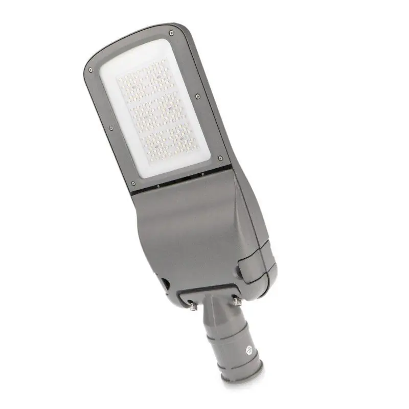 Tête lampadaire inclinable candélabre led 30w-4500 lumens gris