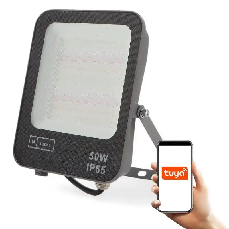 Projecteur Led 50W rgb connecté smartphone application tuya cct