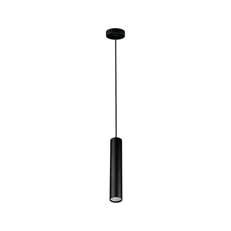 Luminaire suspendu tube noir ou blanc PHLOX C GU10