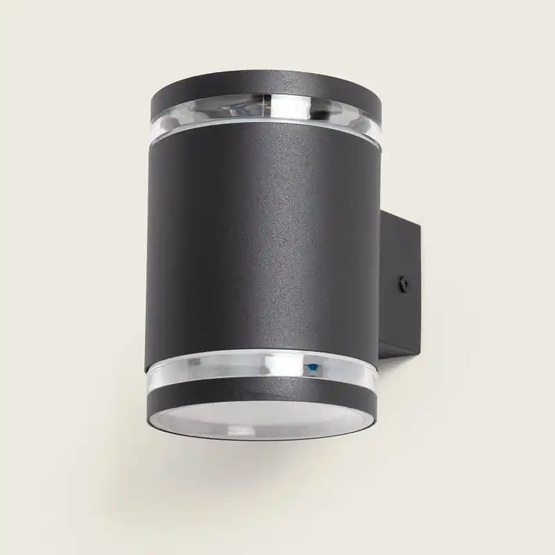 Applique solaire noire capteur crépusculaire 1w led 100 lumens 3000k