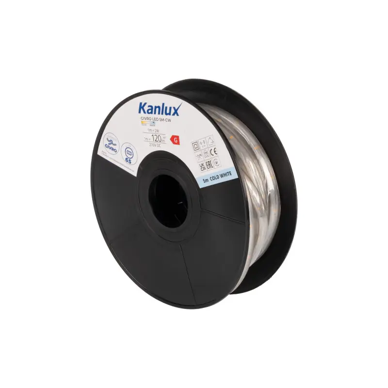 Guirlande 5m GIVRO LED 6000k Tube ip65 flexible 360