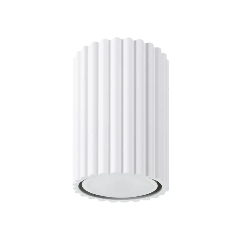 Plafonnier KARBON 10 aluminium culot gu10-7 couleurs