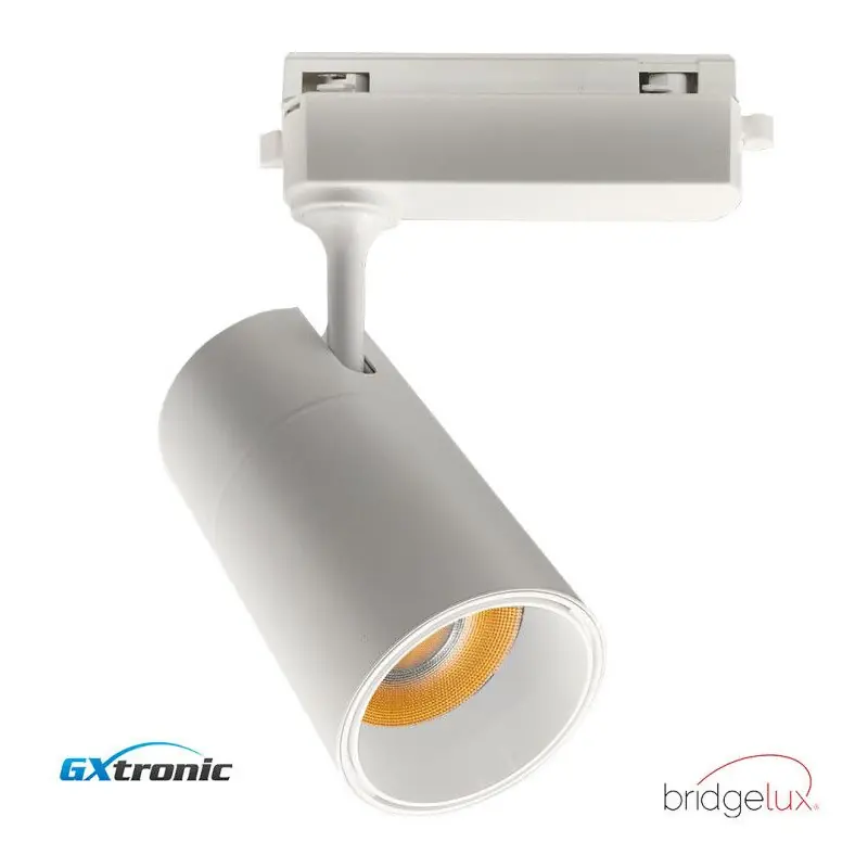 Spot projecteur led 30w sur rail 1 allumage blanc-3000lm