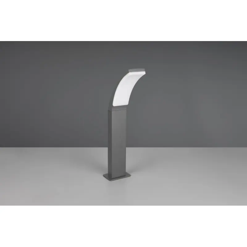 TRIO borne potelet led balise 60cm extérieur gris anthracite BEJA courbé ip44-1650lm