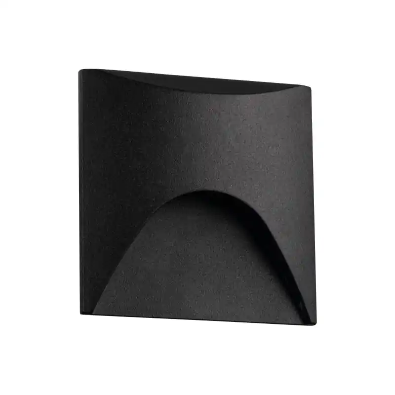 Encastré mural LED carré noir balisage escalier EXIN LED L 220v