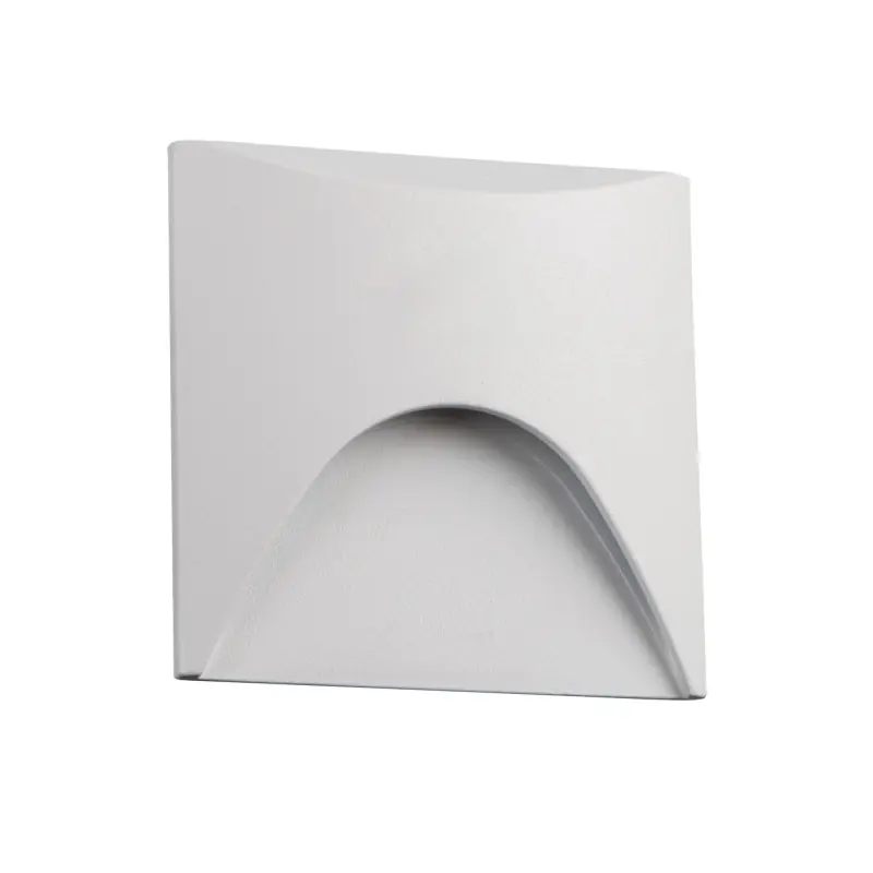 Encastré mural LED carré blanc balisage escalier EXIN LED L 220v