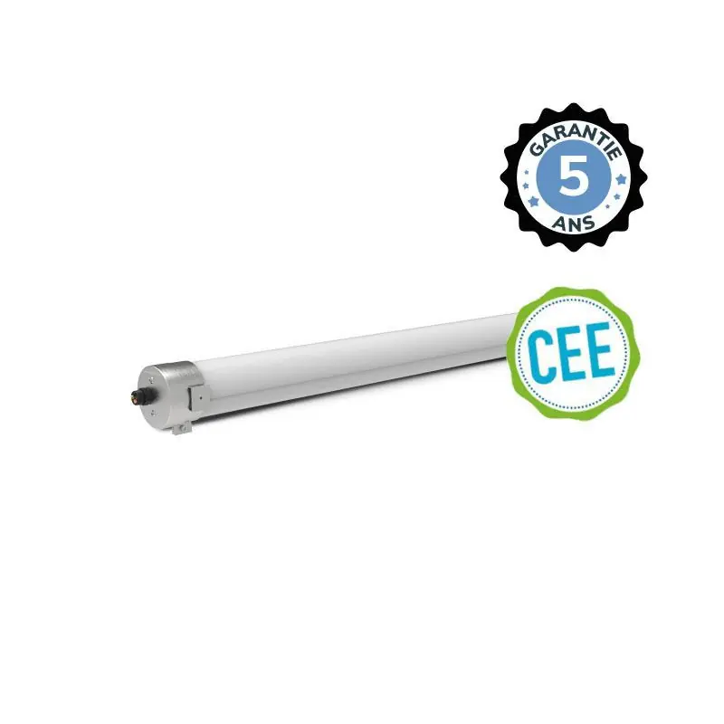 Tubulaire LED Intégrées Opale Traversant 35W 3000K Dimmable DALI 2 - Garantie 5 ans