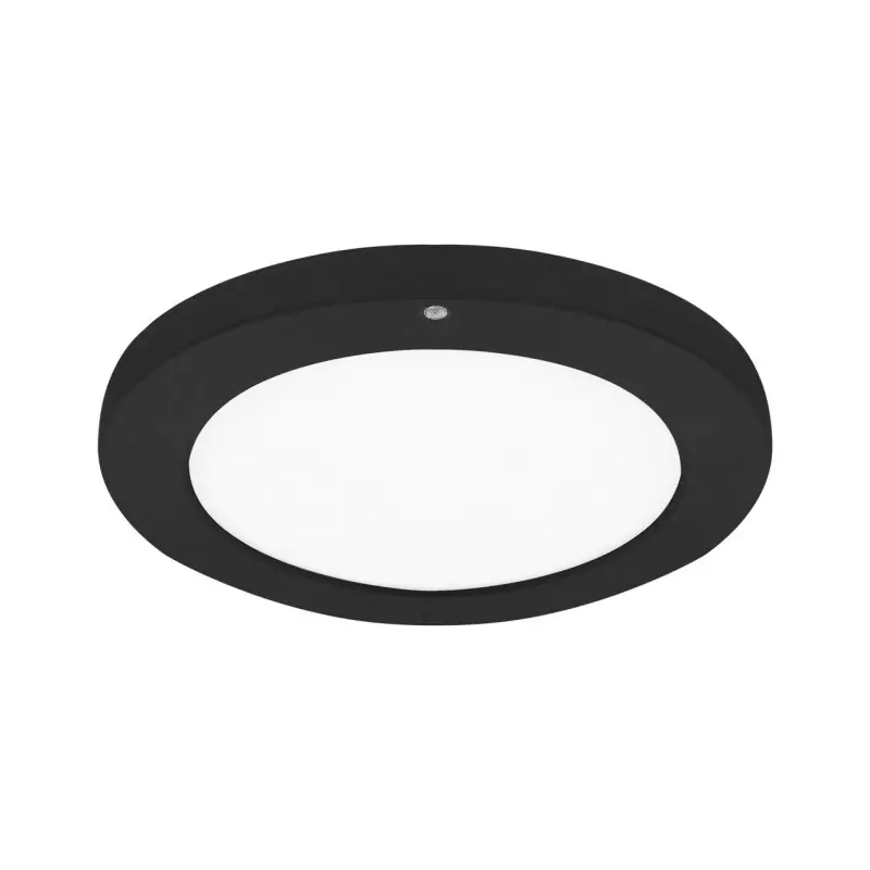 Plafonnier LED 12w NOIR CCTavec détecteur de mouvement OLGIERD