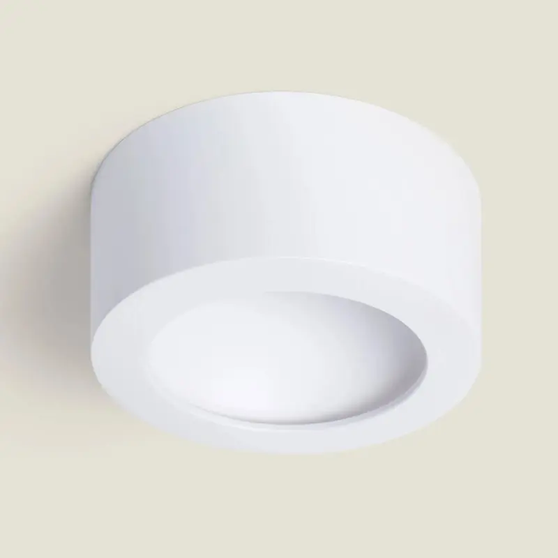 Plafonnier led 24w rond blanc saillie 2000lm-4000k