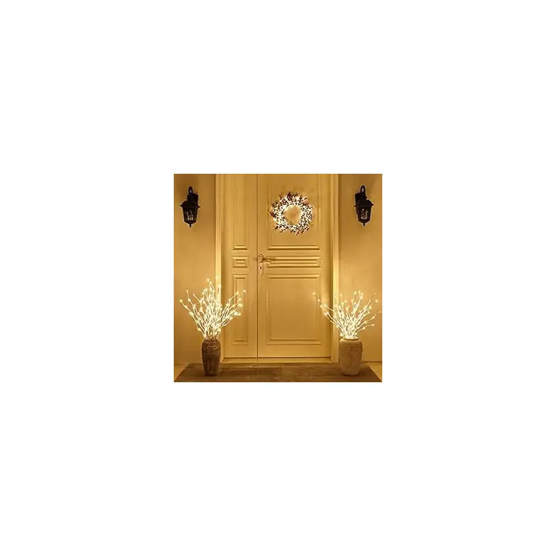 Branche arbre lumineuse led 220v ip44 décoration 3000k