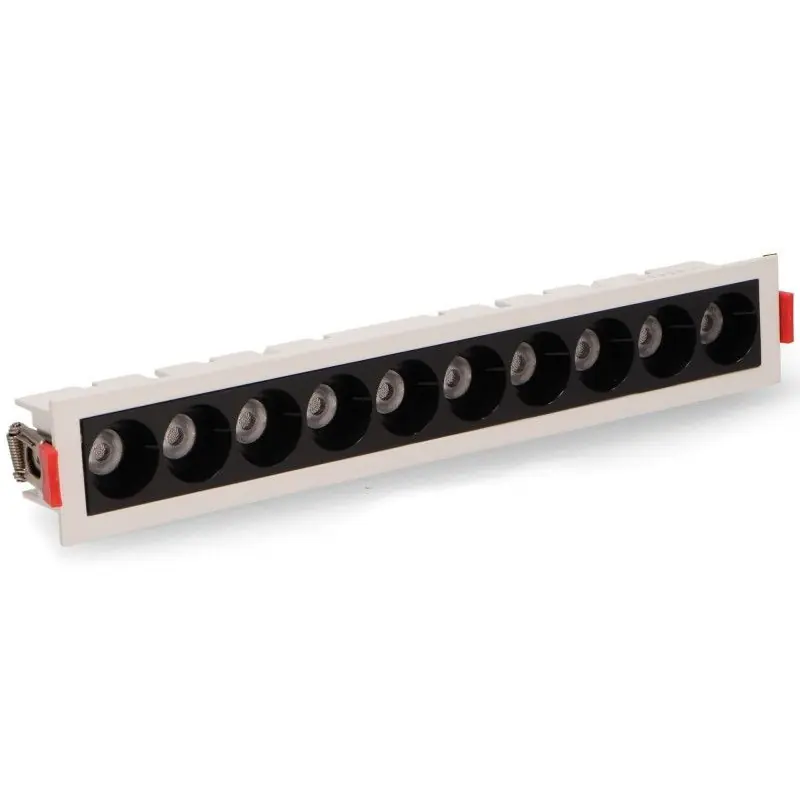 Encastrable led 28cm rectangulaire 20w 2200lm