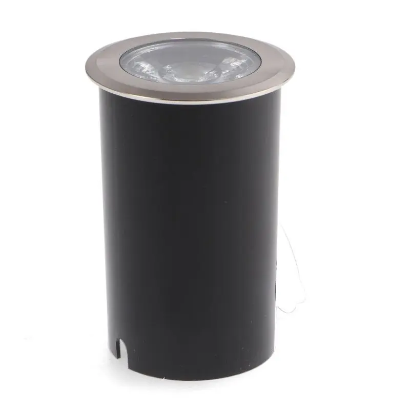 Spot encastrable sol led 15w cct 12v-24v-rond inox ip67