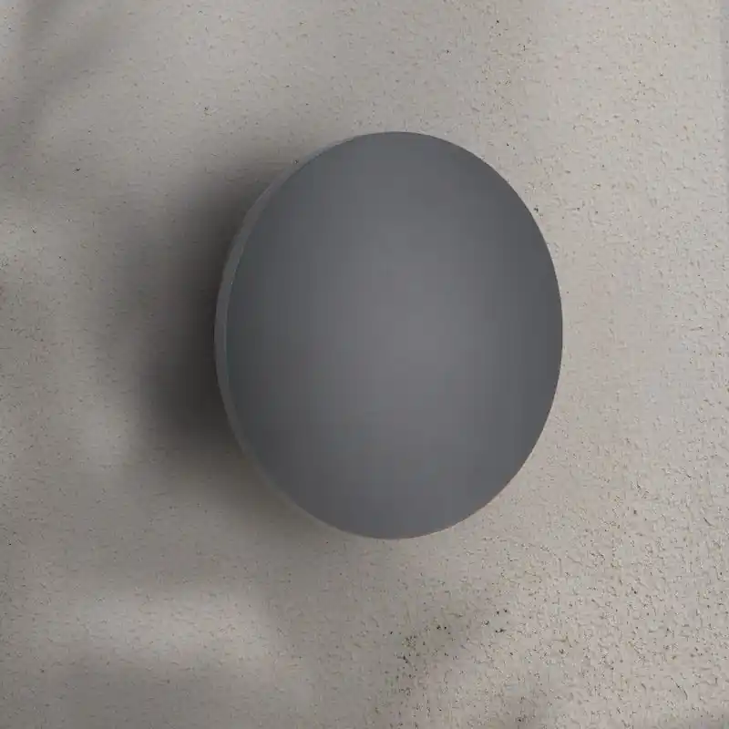 Applique murale exterieur 15w led-cct-1000lm-éclipse ronde
