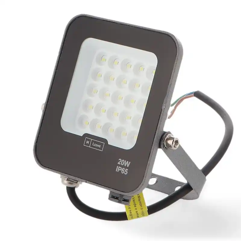 Projecteur Led 20W noir-2500 lumens-ip65 dimmable