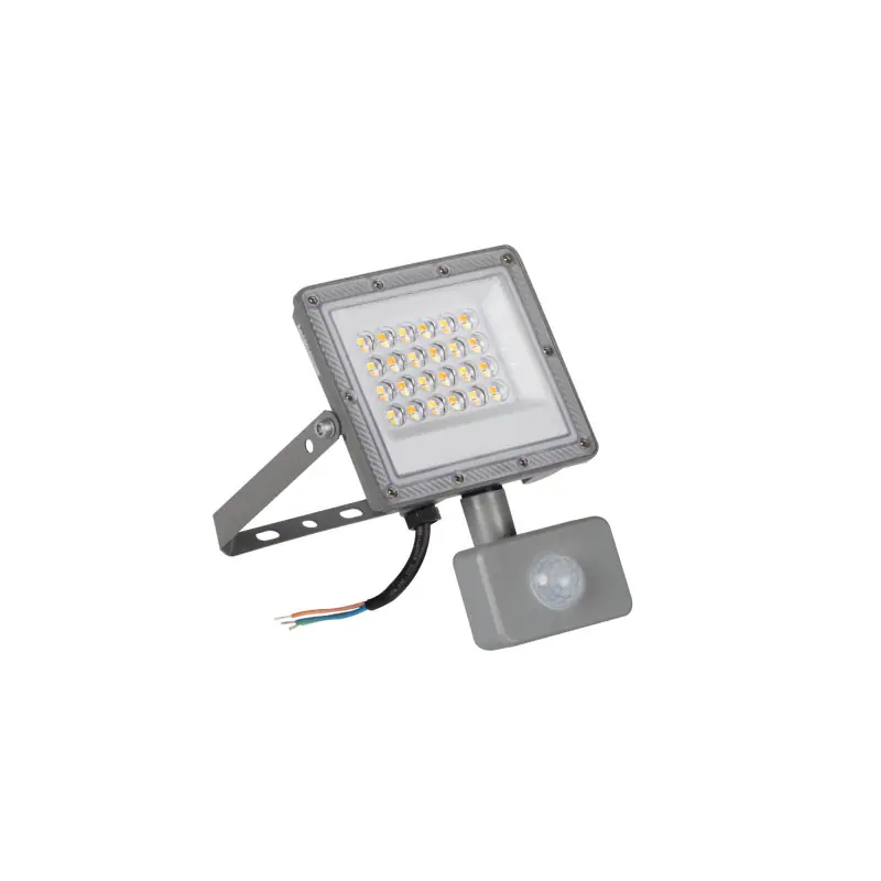 Projecteur LED CCT détecteur ACETE 20W gris ip44