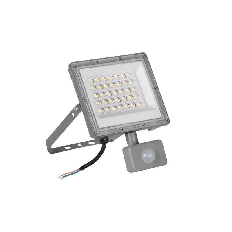 Projecteur LED CCT détecteur ACETE 30W gris ip44
