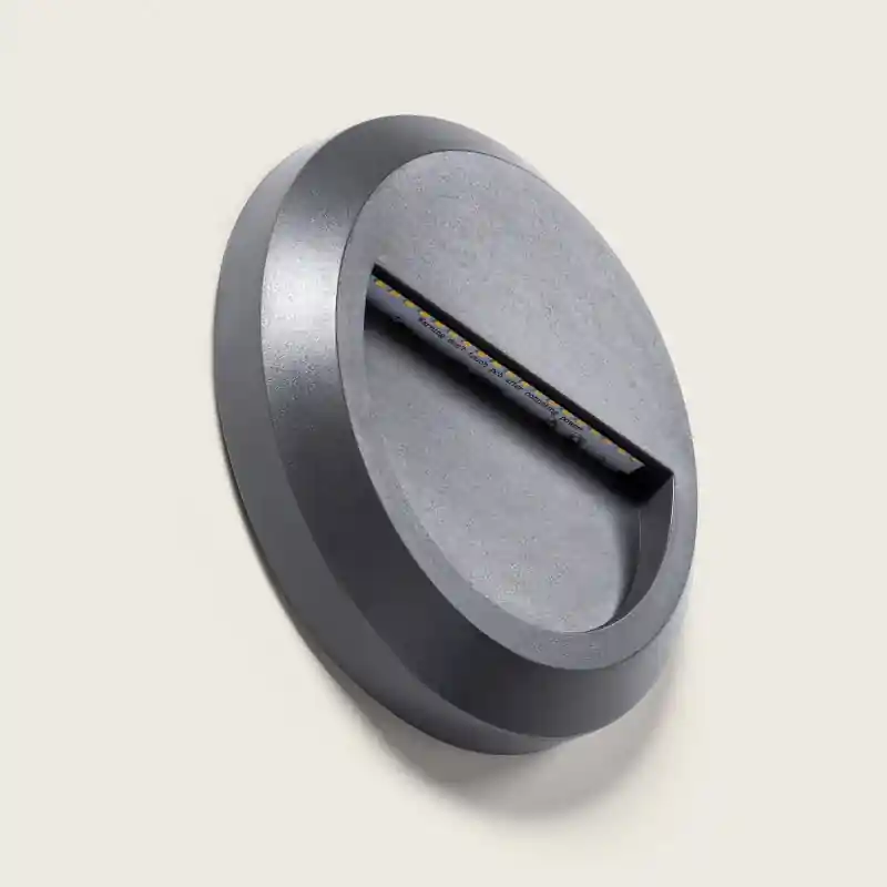 Spot de balisage à 1w LED d‘escalier mur saillie gris anthracite