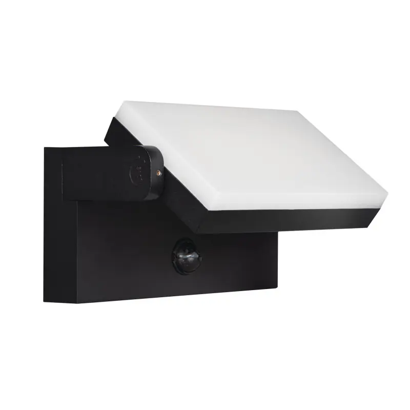 Applique projecteur détecteur led cct orientable XERTO EL-SE 20W noir