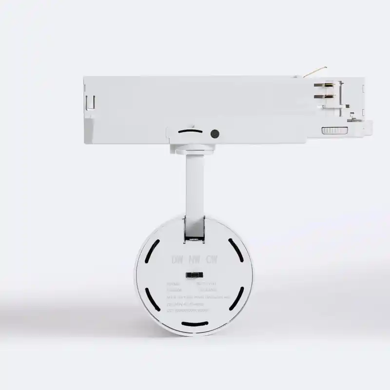 Projecteur led 40w blanc-36°-cri 80-4800lm-rail 3 allumages boutiques commerces