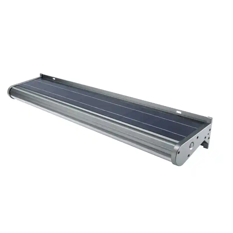Applique solaire barre 60cm eclairage enseigne crépusculaire automatique