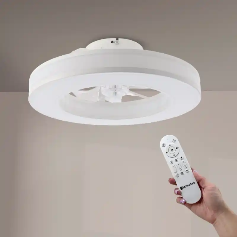 Plafonnier ventilateur led 36w cct diamètre 40cm
