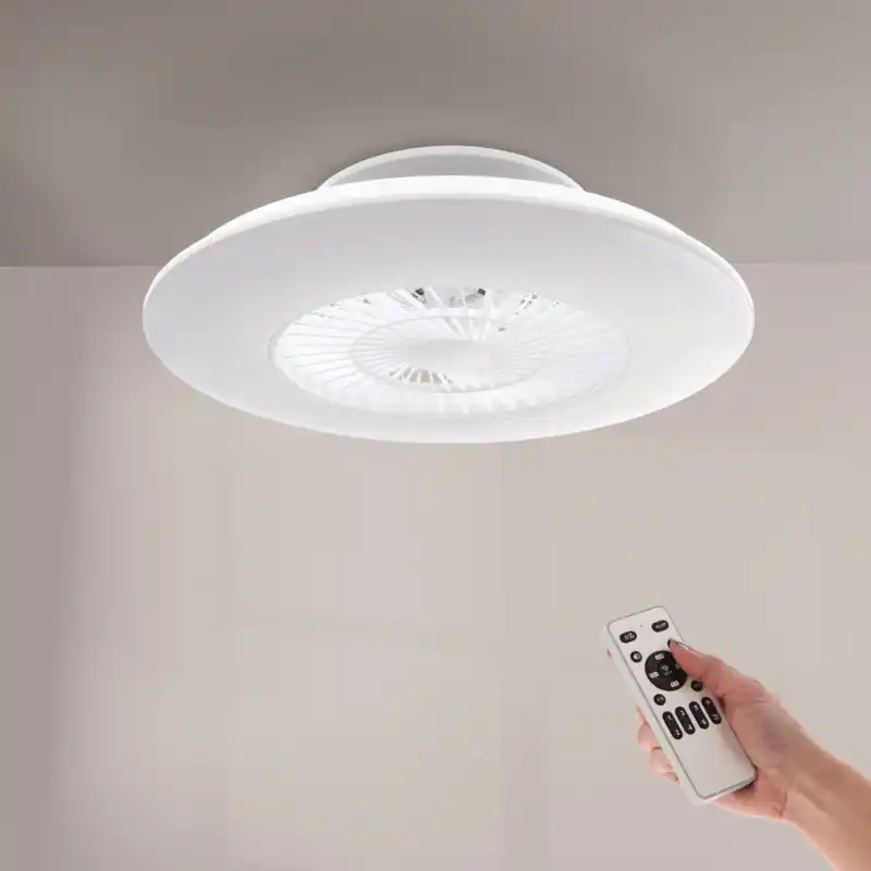 Plafonnier applique ventilateur led 40w cct diamètre 60cm