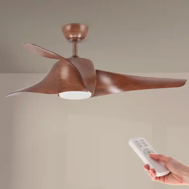 Ventilateur de plafond led 18w cct 3 pales diamètre 130cm